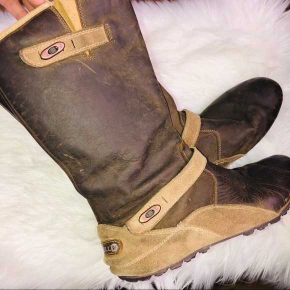 Merrell Shoes - Merrell leather athletic boots 9